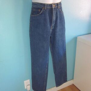 Vintage COEN Men High Rise Blue Denim Jeans Size 32 X 30 1980's ERA Tapered Pant